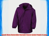 Result Mens Reversible Stormdri Fleece Jacket Purple X-Large