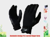 SealSkinz Women's All Weather Riding Gloves - Black Medium