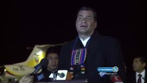 Llegada del Sr. Presidente Rafael Correa a Bolivia