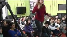 Visita de los alumnos del IES de Corvera a Canal 10 TV - Gijón