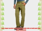 The North Face Men's Trekker Convertible Short Pant - Burnt Olive Green Size 34