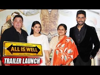 All Is Well Trailer Launch | Abhishek Bachchan, Rishi Kapoor, Asin