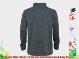 Weird Fish Totum 1/4 Zip Soft Knit Fleece Dark Navy Size XL