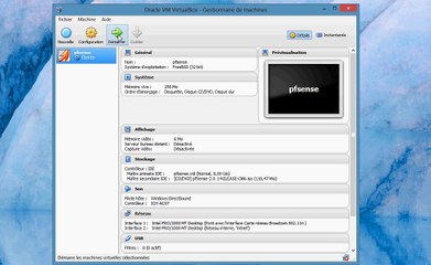 Installation de pfsense