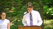Young Croatian-Americans recite poems at Cleveland Croatian Garden