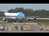 BARACK OBAMA:  SOUTH BEND, IND AIR FORCE ONE MOTORCADE