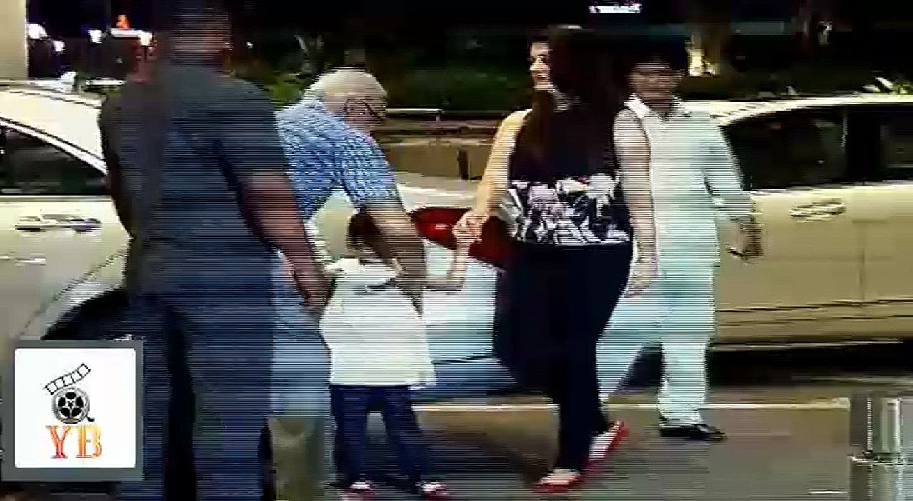 Aishwarya Rai Leaving For  CANNES With Family  Caught @ Air port