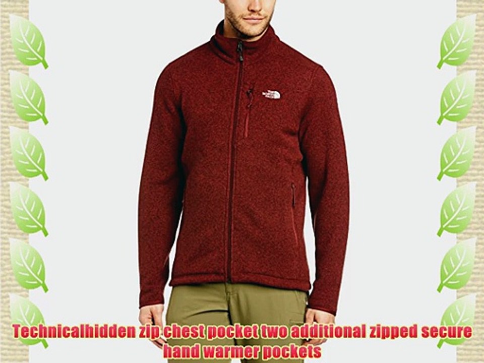 The North Face Men's Gordon Lyons Full Zip Jacket - Cherry Stain Brown Heather Medium