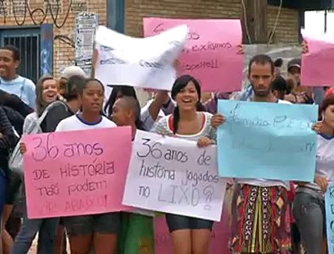 Jornal Local: manifestação escola