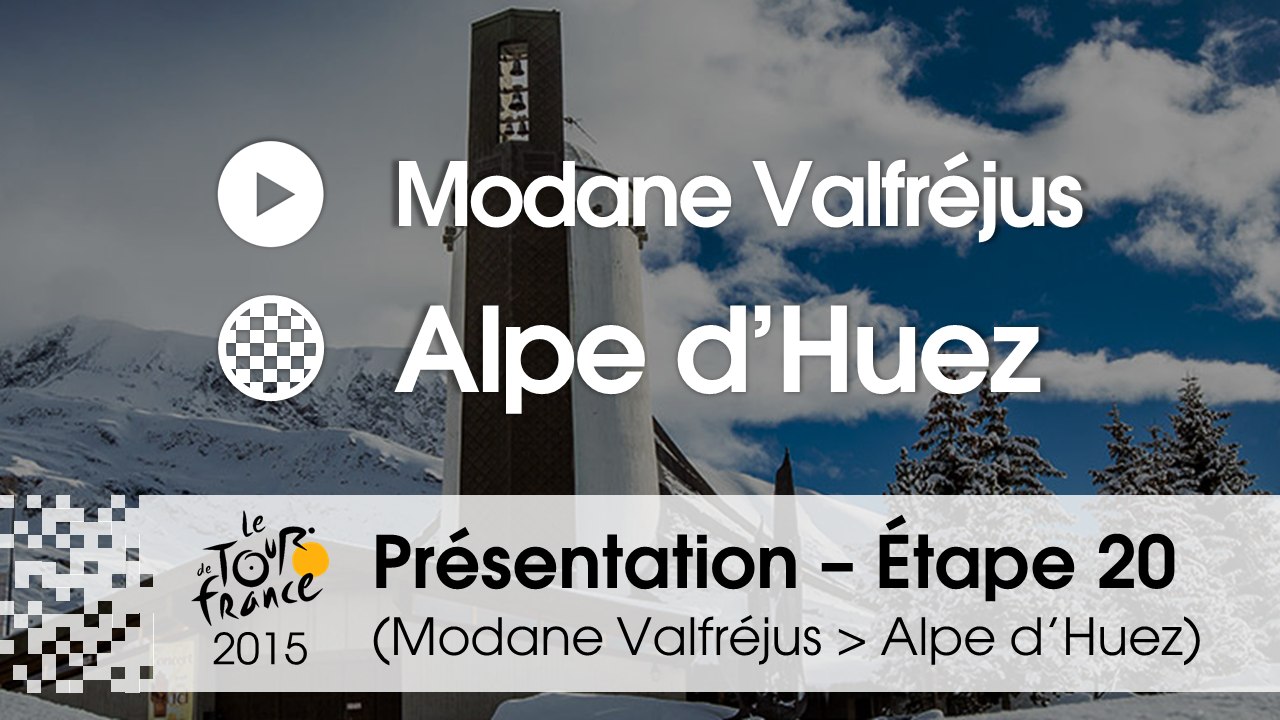 Présentation - Etape 20 (Modane Valfréjus > Alpe d’Huez) : par Gilles Maignan - Assistant directeur de course