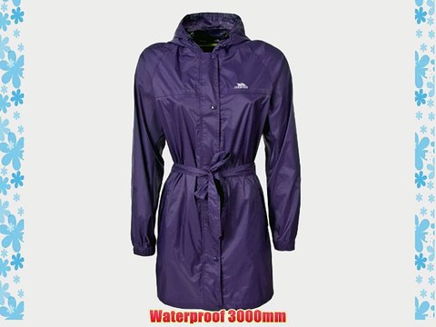 Trespass Women's Compac Mac Packaway Jacket - Wild Berry XX-Large
