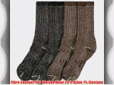 4 Pairs Outdoor Trail Socks Merino Wool Blend Size Medium (Fits Men's Shoe Size 6-9)