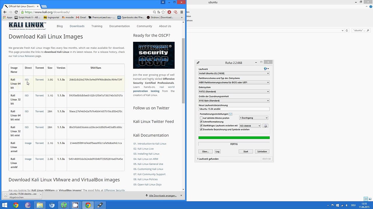 HOW TO: Create a Kali-Live -USB-Drive using Windows