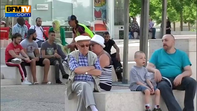 Démolition de la dernière barre de la Duchère à Ly