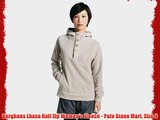 Berghaus Lhasa Half Zip Women's Fleece - Pale Stone Marl Size 8