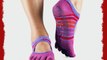 ToeSox Full Toe Bella Grip Socks Size- S Color- Pink