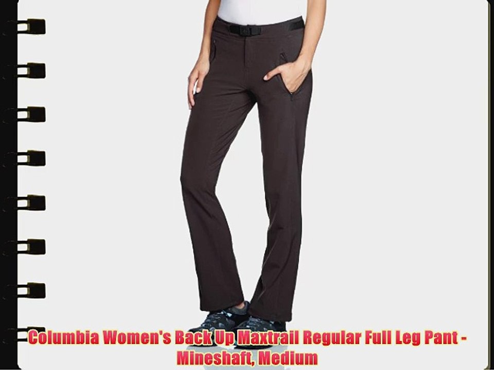 Columbia Women's Back Up Maxtrail Regular Full Leg Pant - Mineshaft Medium