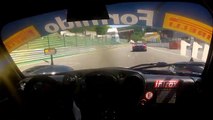 Spa2015 1 GT Sport Race 2 Herber Crashes into Thuis during Safety Car