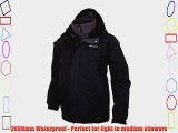 Mountain Warehouse Storm 2 Mens 3 in 1 Breathable Taped Seams Fleece Adjustable Waterproof