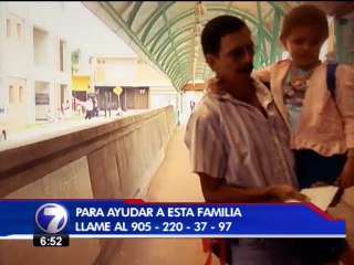 Juan Miguel Mora enfrenta cada día la pobreza y la leucemia de su hija