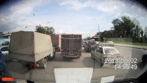 NEW Bike VS Delivery Truck 2013  Watch in HD 720dpi Only in Russia 2013 720p