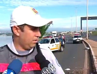 Jornal local: Acidente Ponte JK
