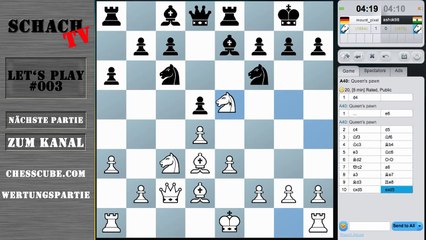 Let's Play Schach #003 - Damenopfer ohne Sinn