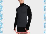 Icebreaker Bodyfit 260 Tech Top Long Sleeve Half Zip-Men's-Monsoon Black (Size: M)