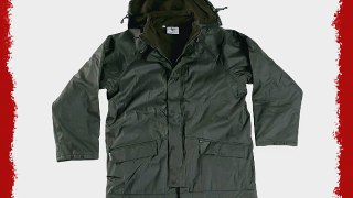 Fortress Fleece Lined Waterproof Flex Jacket - Waterproof and Windproof [Large - Green]