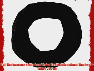 Buff Neckwarmer Knitted and Polar Rev Multifunctional Headwear - Ninel 22.7 cm