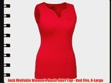 Jack Wolfskin Women's Basic Shirt Top - Red Fire X-Large