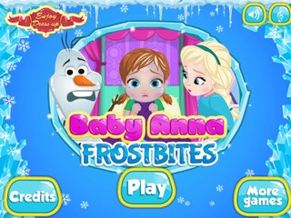 Baby and Kid Cartoon & Games ♥ Baby Anna Frostbites Baby Video Games HD 16 9 Frozen Prince