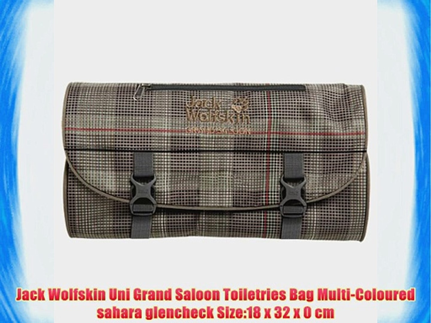 Jack Wolfskin Uni Grand Saloon Toiletries Bag Multi-Coloured sahara  glencheck Size:18 x 32 - video Dailymotion