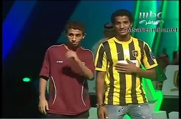 برنامج الكاس ضربات ترجيح نايف هزازي و  ابراهيم الموسى