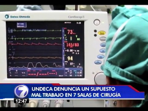 Undeca denuncia defectos en remodelación de 7 quirófanos del Calderón Guardia