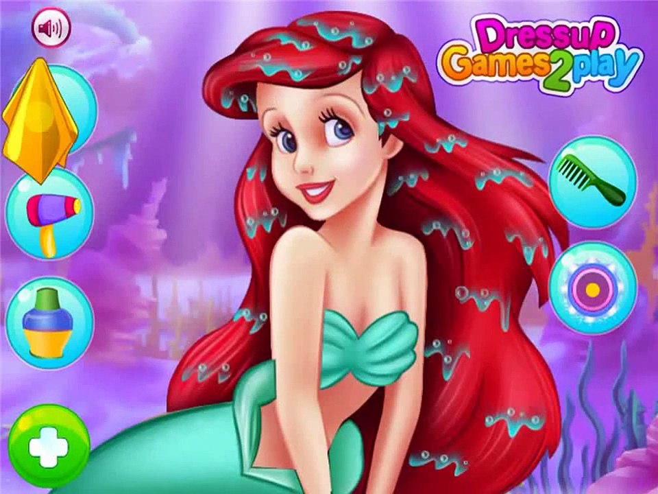 Baby Disney Princess Cartoon - Baby Ariel Royal Bath - Baby Video Games