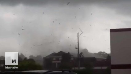 Tornado rips off roof, blows up electrical transformer in Missouri