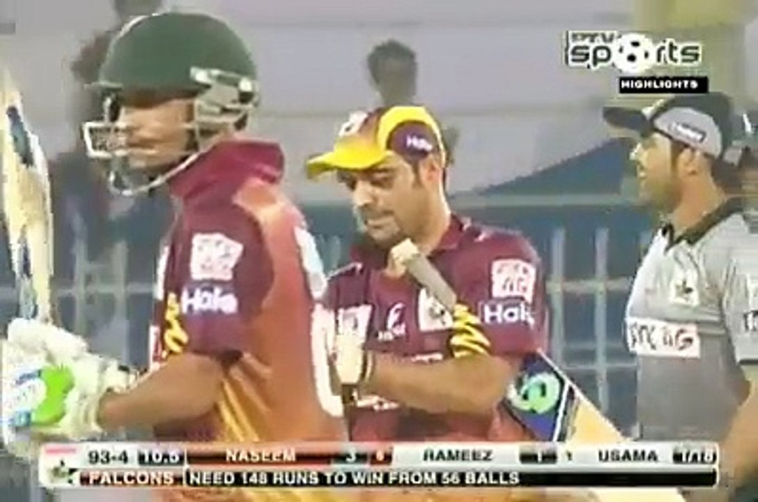 Azhar Mahmood Six on last ball of Nest west Twenty tournament what a great finish by Azhar watch video