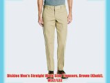 Dickies Men's Straight Work Slim Trousers Brown (Khaki) W32/L32