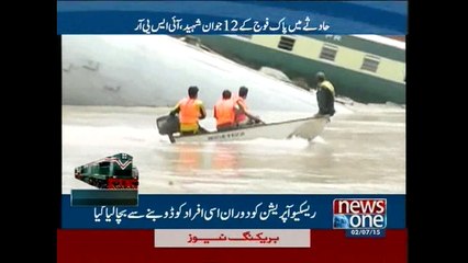 12 die as train bogies fall into canal near: Gujranwala
