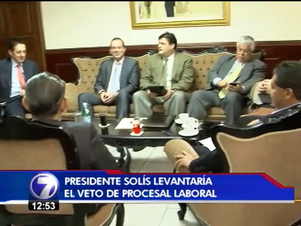 Presidente Solís levantaría veto a Reforma Procesal Laboral
