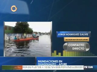 30 mil afectados por inundaciones en Guasdualito