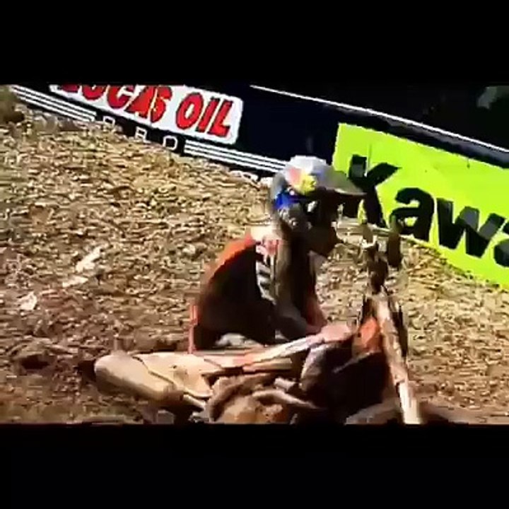 Motocross doesn't get canceled when it rains.