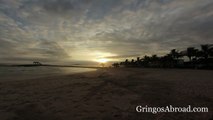 Galapagos Sunset Timelapse: Beach on Isabela Island