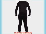 Ultrasport Kids Thermal Underwear Set with Quick-Dry Function - Black 152 cm