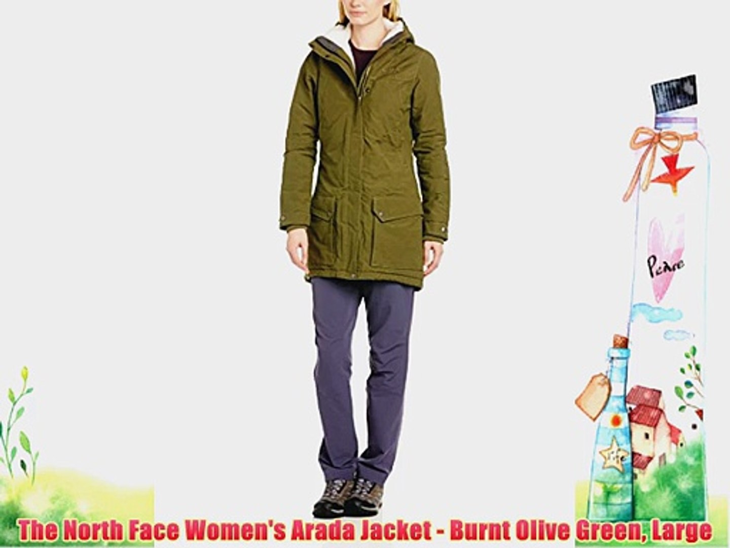 The North Face Women's Arada Jacket - Burnt Olive Green Large - video  Dailymotion