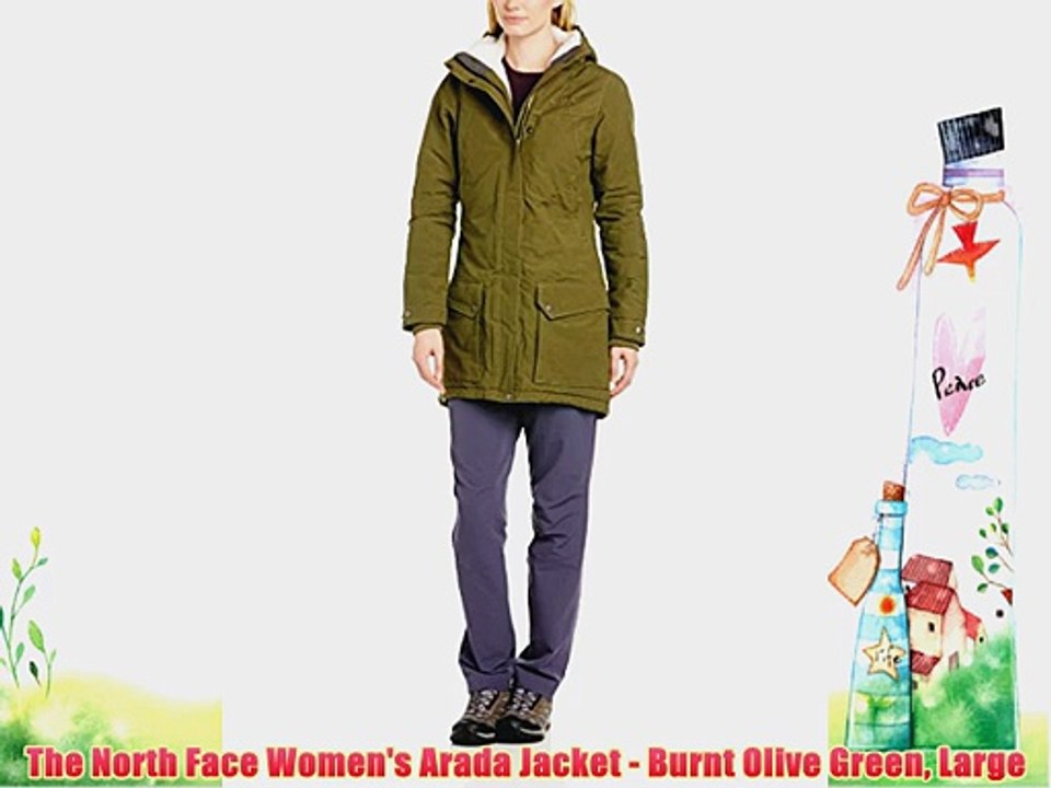 olive green north face jacket womens
