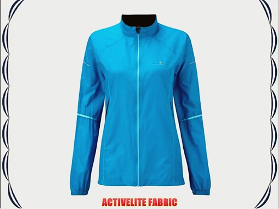 Ronhill Women's Aspiration Windlite Jacket - Calypso/Sky Size 12