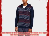 Adidas Men's Seasonal Essentials Yarn Dye Half Zip Hoodie Sweat Shirt - Collegiate Navy Large