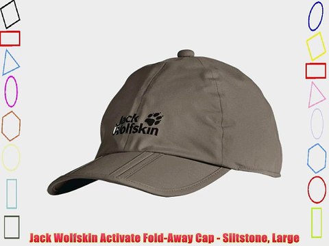 Jack Wolfskin Activate Fold-Away Cap - Siltstone Large